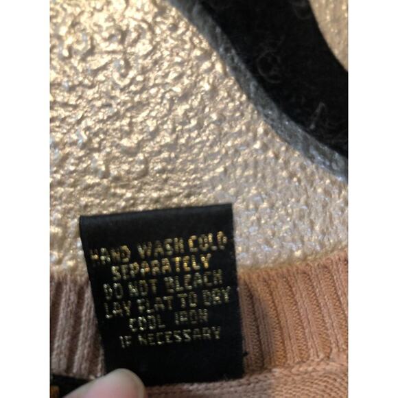 Diane Gilman Preppy Professional Office Business Academia VSCO Diamond Knit Vest - Picture 5 of 7